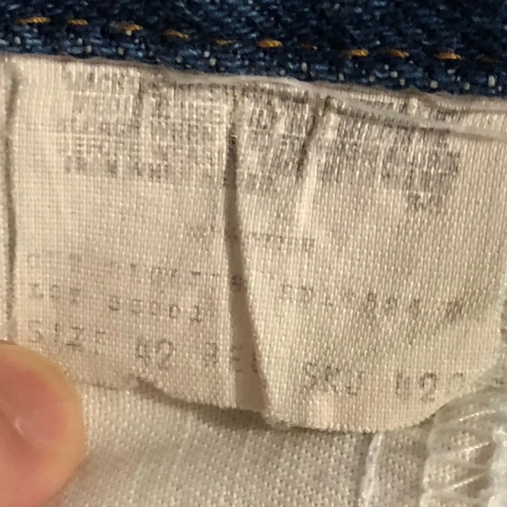 Vintage Distressed Sears Genuine Robucks Men’s Denim Trucker Jacket Size 42